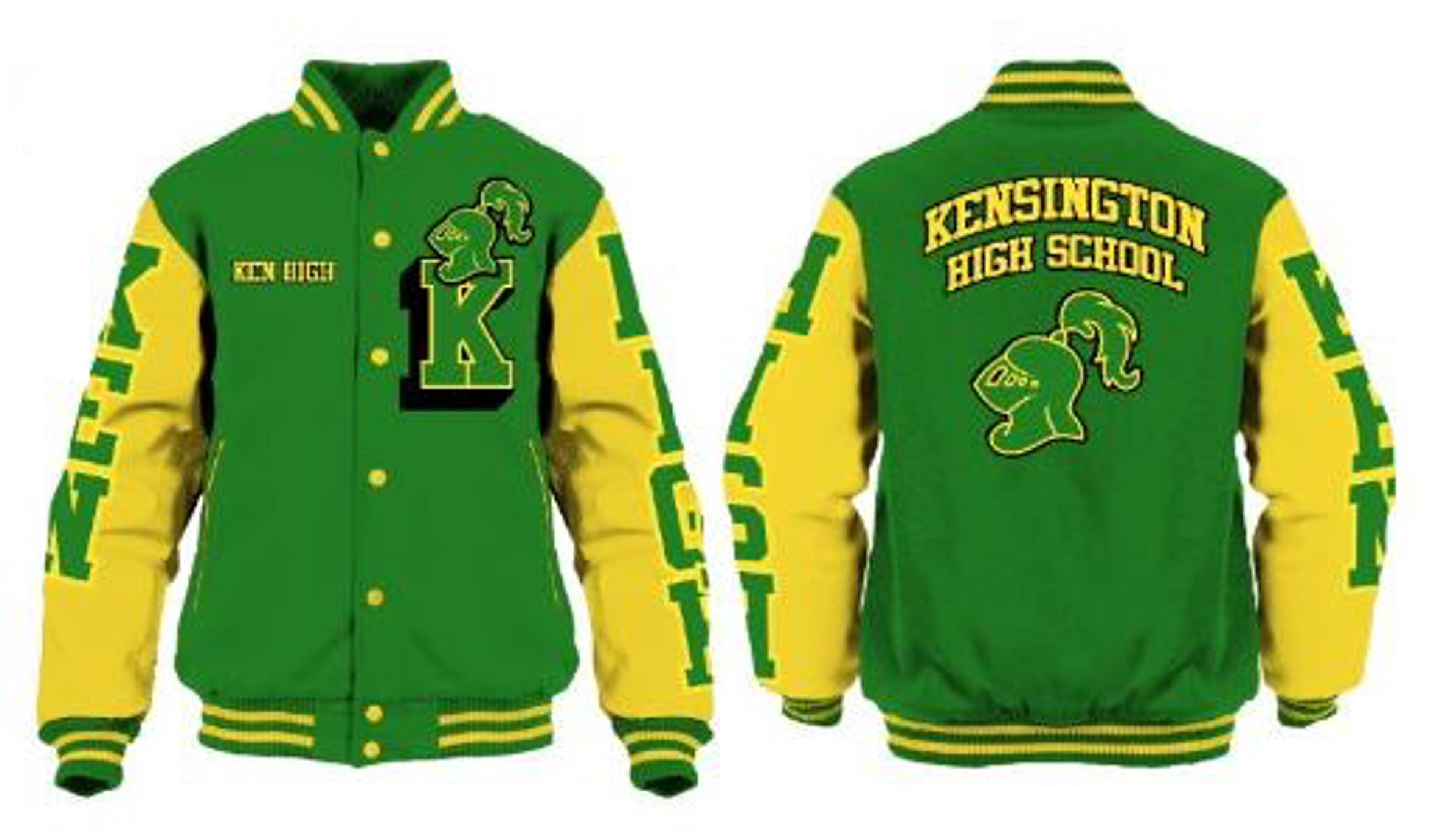 Kensington High School Varsity Jacket II BSF Printing