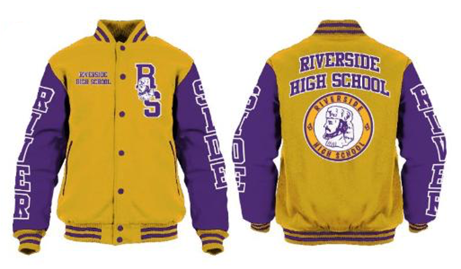Riverside High School Varsity Jacket II BSF Printing