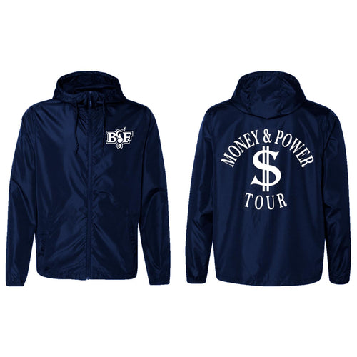 Navy Money and Power Tour Jacket