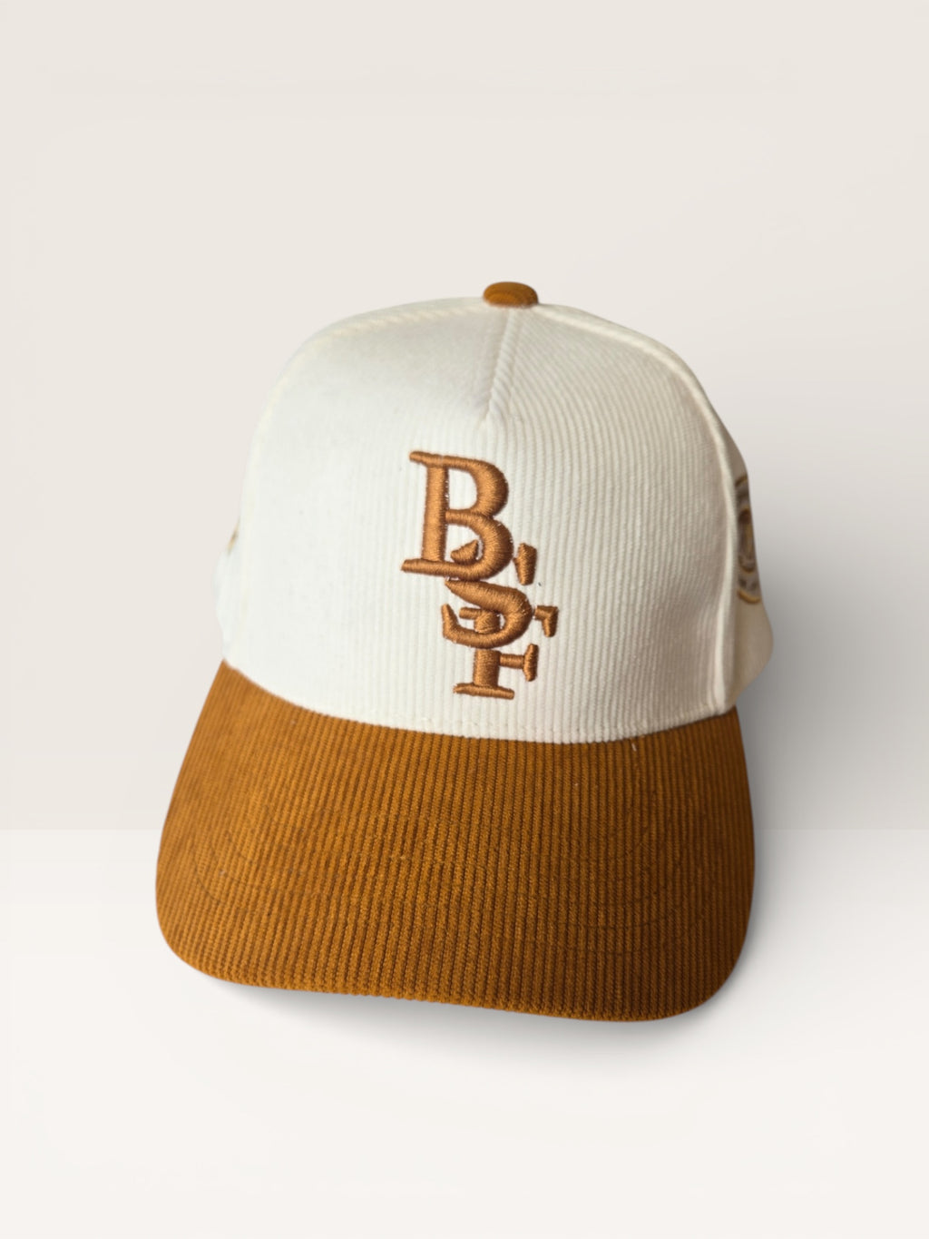BSF Rust & Cream Corduroy Snapback Hat