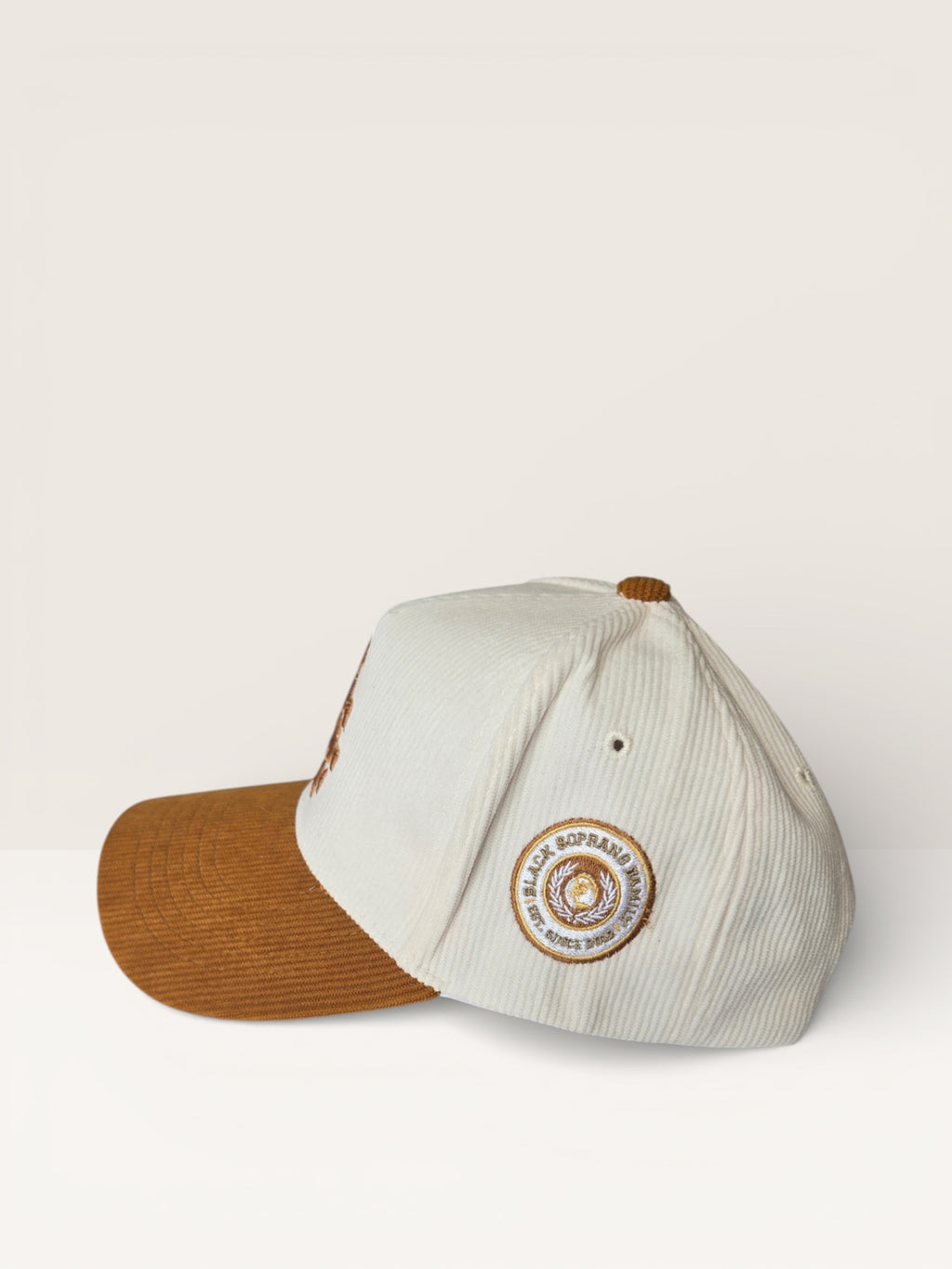 BSF Rust & Cream Corduroy Snapback Hat