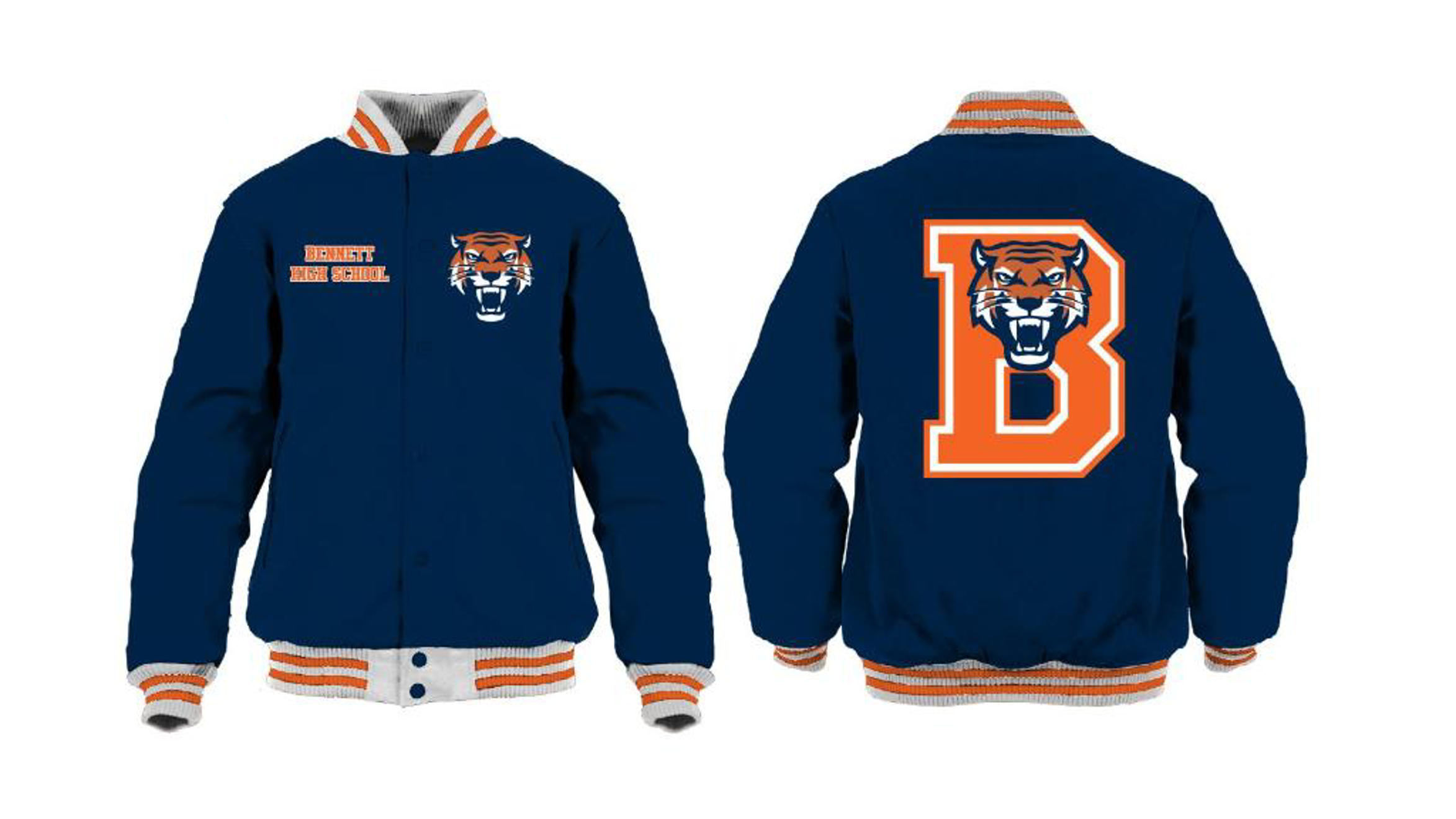 Bennett High School Varsity Jacket II – BSF Printing