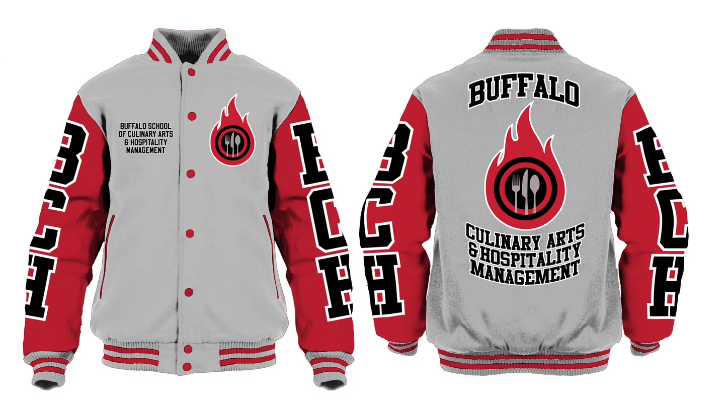 Buffalo School of Culinary Arts & Hospitality Management Varsity Jacket I