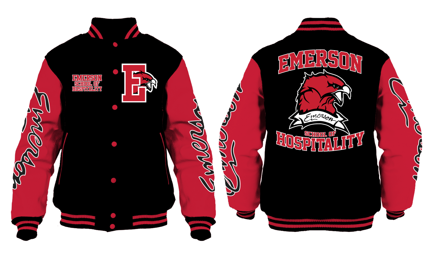 Emerson School of Hospitality Varsity Jacket I