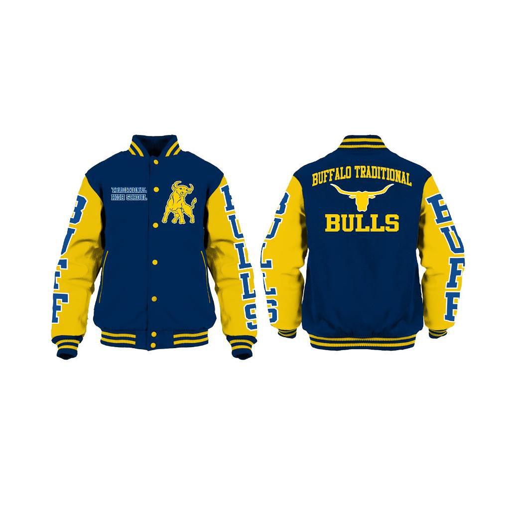 Buffalo Traditional High School Varsity Jacket II